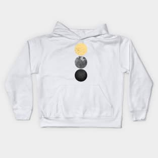 Yellow and Black Geo Kids Hoodie